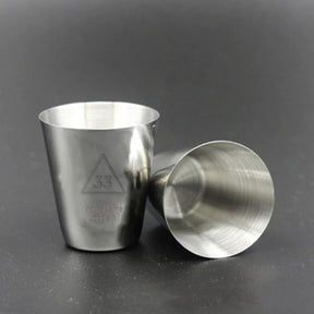 33rd Degree Scottish Rite Cups - Stainless Steel - Bricks Masons