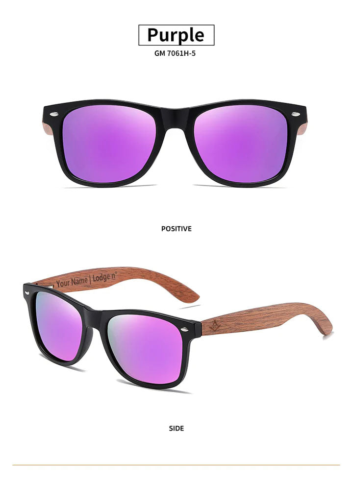 Shriners Sunglasses - UV Protection - Bricks Masons