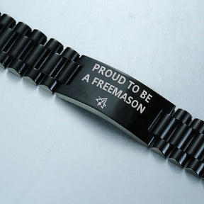 Council Bracelet - Stainless Steel - Bricks Masons