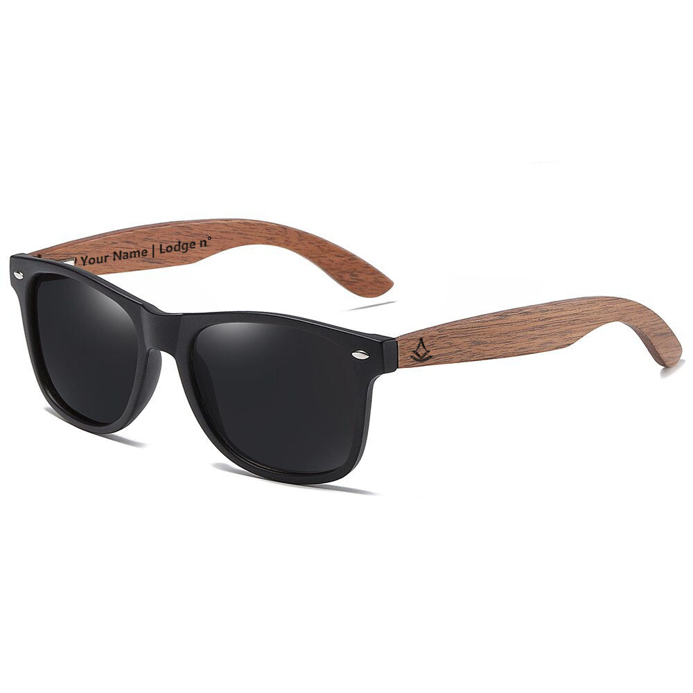 Past Master Blue Lodge Sunglasses - UV Protection - Bricks Masons