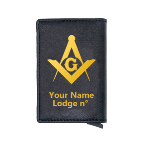 Master Mason Blue Lodge Wallet - Various Colors - Bricks Masons