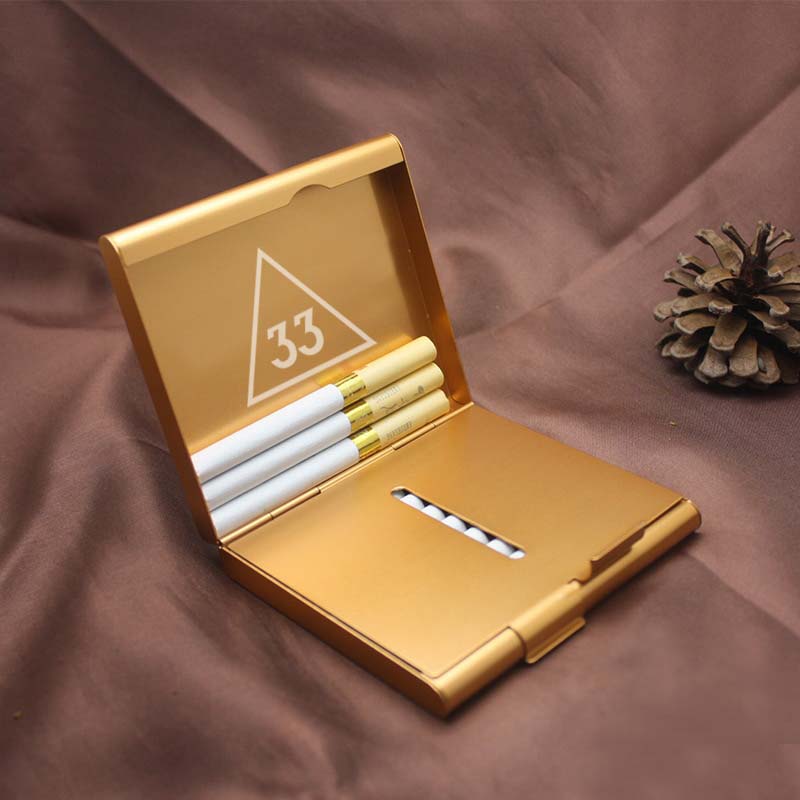 33rd Degree Scottish Rite Cigarette Case - Various Colors - Bricks Masons