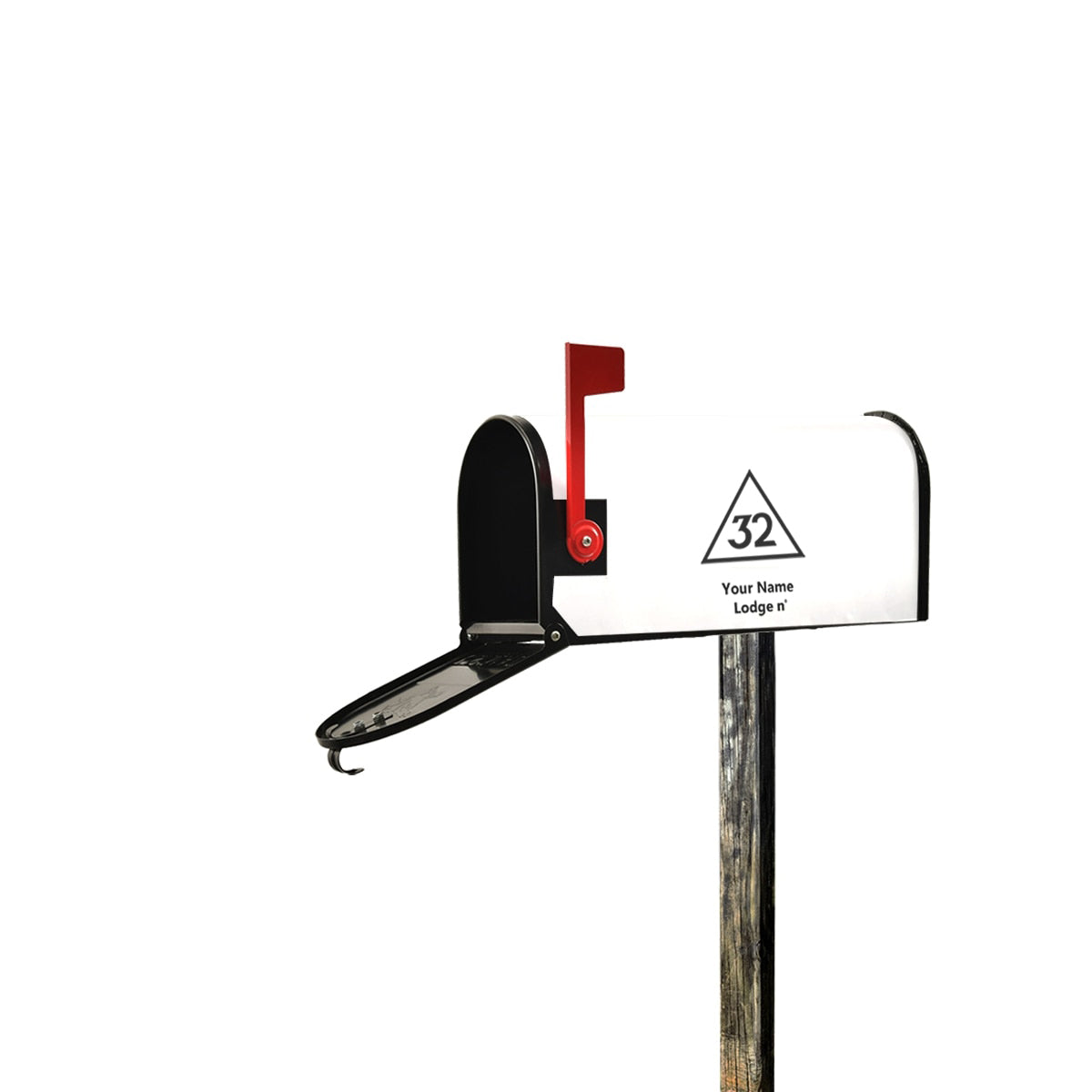 32nd Degree Scottish Rite Mailbox Cover - Magnetic & Waterproof - Bricks Masons