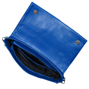 OES Handbag - Blue Leather - Bricks Masons