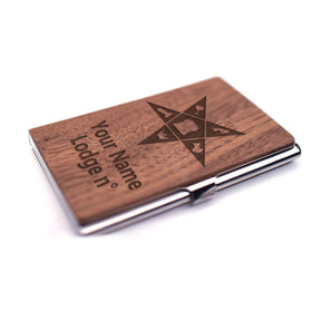 OES Business Card Holder - (RFID Protection) - Bricks Masons