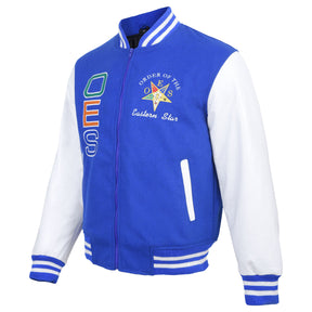 OES Jacket - Blue & White - Bricks Masons