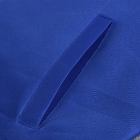 Junior Steward Blue Lodge Officer Apron - Navy Blue With Silver Side Tabs - Bricks Masons