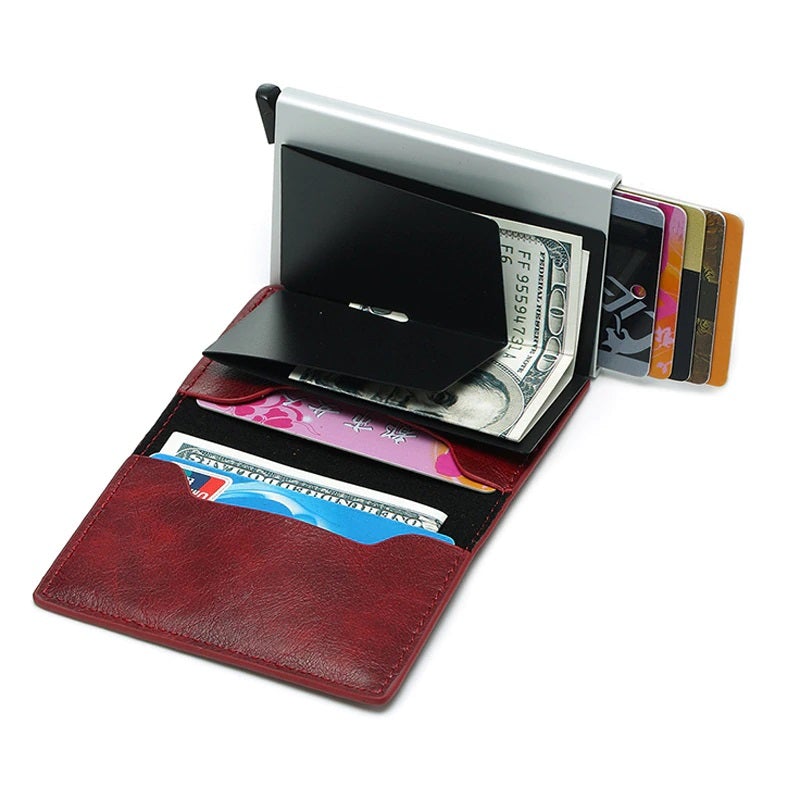 Master Mason Blue Lodge Wallet - Compass And Square G and Credit Card Holder (4 colors) - Bricks Masons