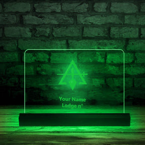 Council LED Sign - 3D Glowing light - Bricks Masons