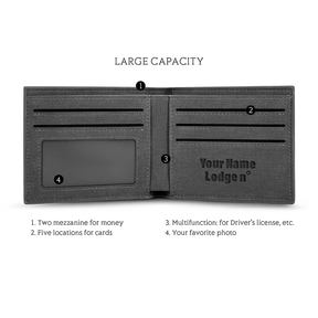 Grand Master Blue Lodge Wallet - Leather Various Colors - Bricks Masons