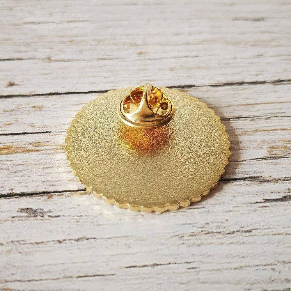 Master Mason Blue Lodge Lapel Pin - Zinc Alloy BROTHERLY LOVE RELIEF TRUTH - Bricks Masons