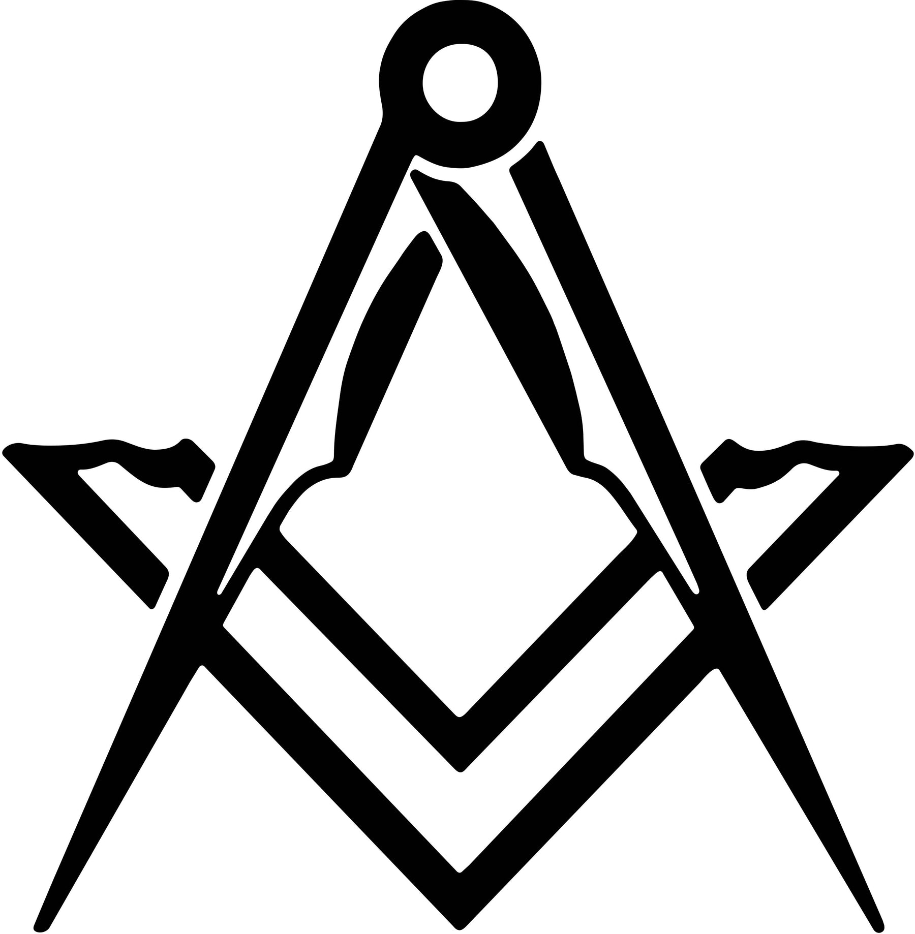 Master Mason Blue Lodge Pen - Various Metal Colors - Bricks Masons