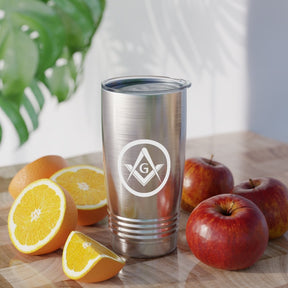 Master Mason Blue Lodge Ringneck Tumbler - 20oz Square & Compass G - Bricks Masons