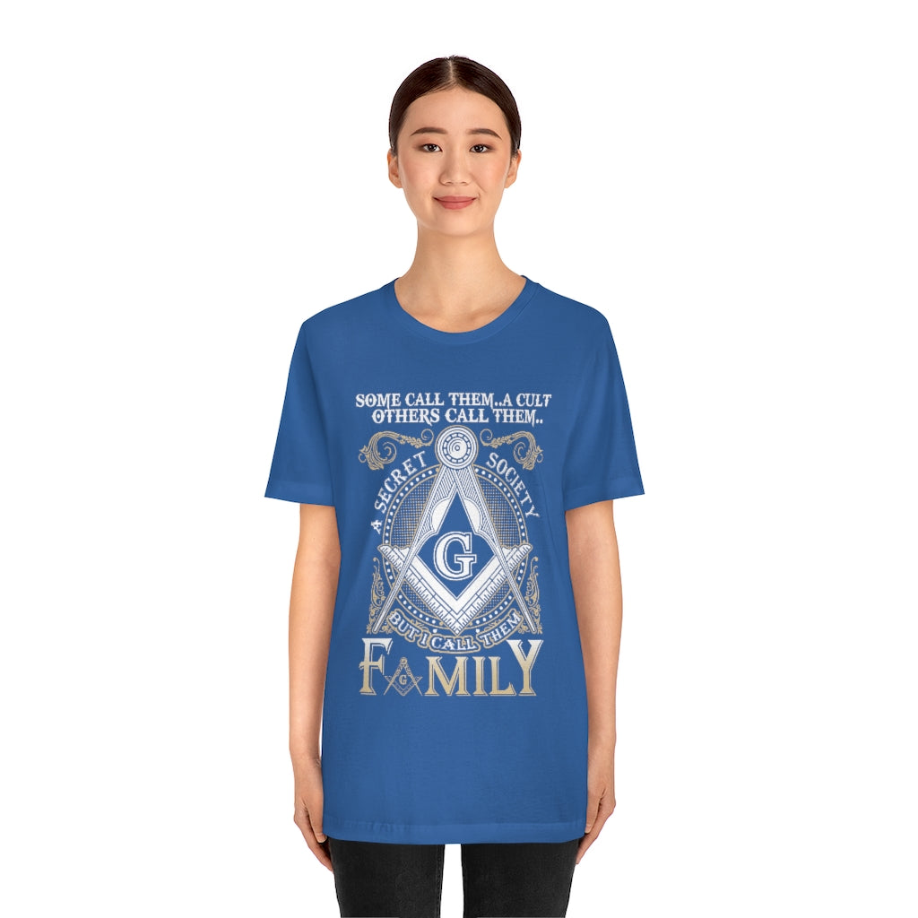 Masonic T-Shirt - I Call Them Family - Bricks Masons