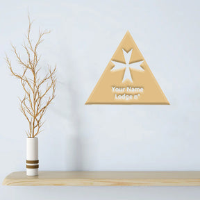 Order Of Malta Commandery Wall Monograms - Various Sizes - Bricks Masons