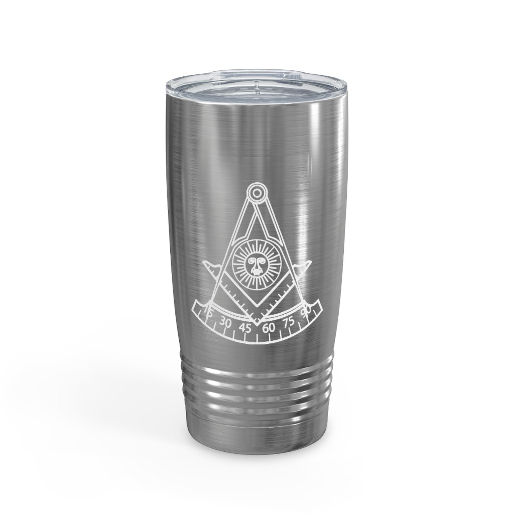 Past Master Blue Lodge California Regulation Ringneck Tumbler - Various Colors 20oz - Bricks Masons
