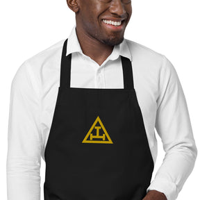 Royal Arch Chapter Kitchen Apron - Various Organic Cotton Colors - Bricks Masons
